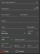 Create an at Betsafe